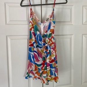 Show me your mumu - Say Jay Ruffle Dress ~ Bright Blooms
